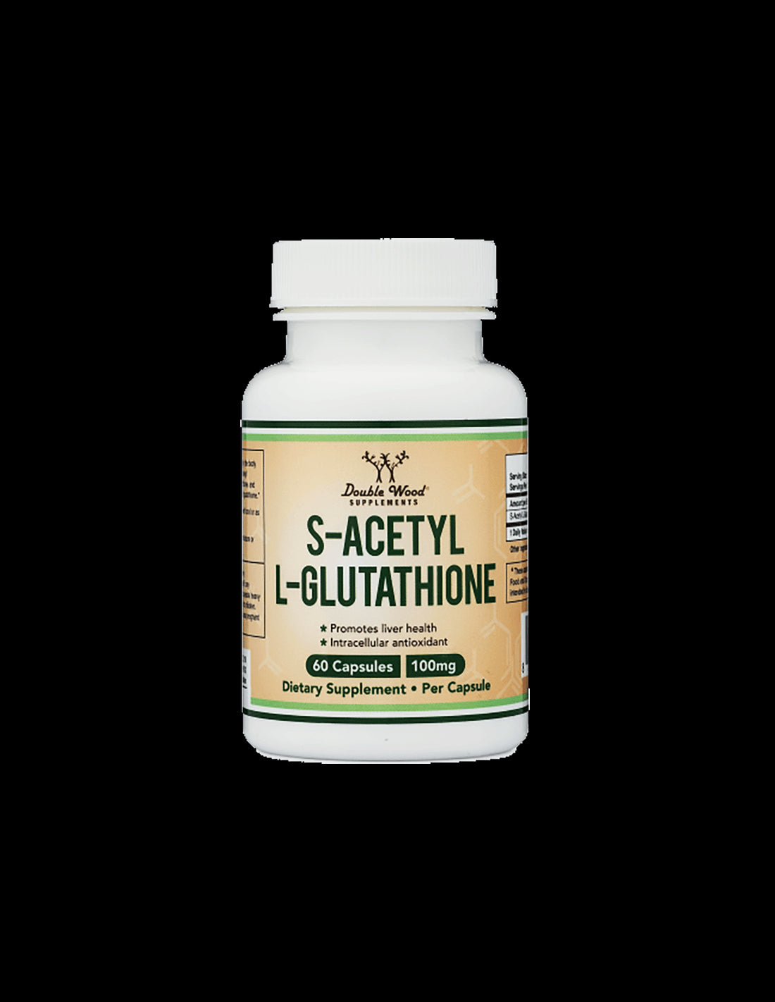 S-Acetyl-L-Glutathione/ S-Acetyl-L-Glutathione, 60 capsules Double Wood - Nutra Best Europe