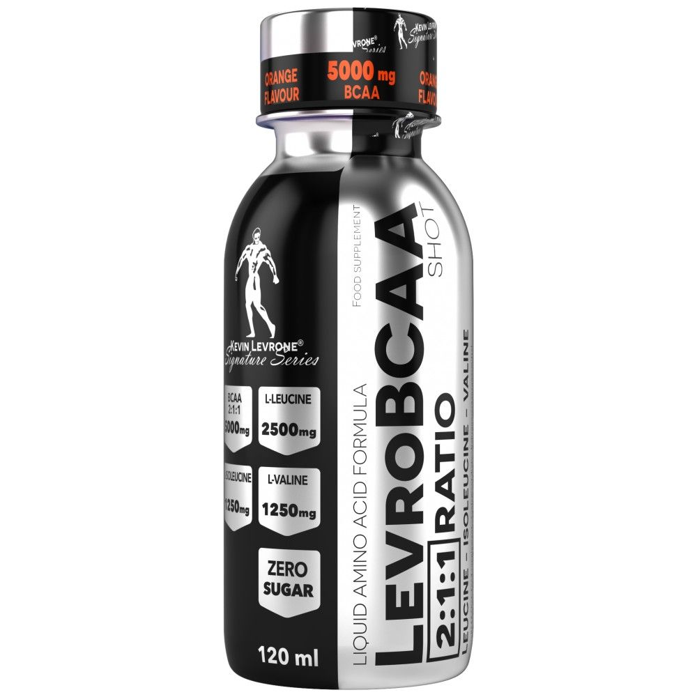 LevrBcaa Shot / 5000 mg BCAA z ničelnim sladkorjem - 120 ml