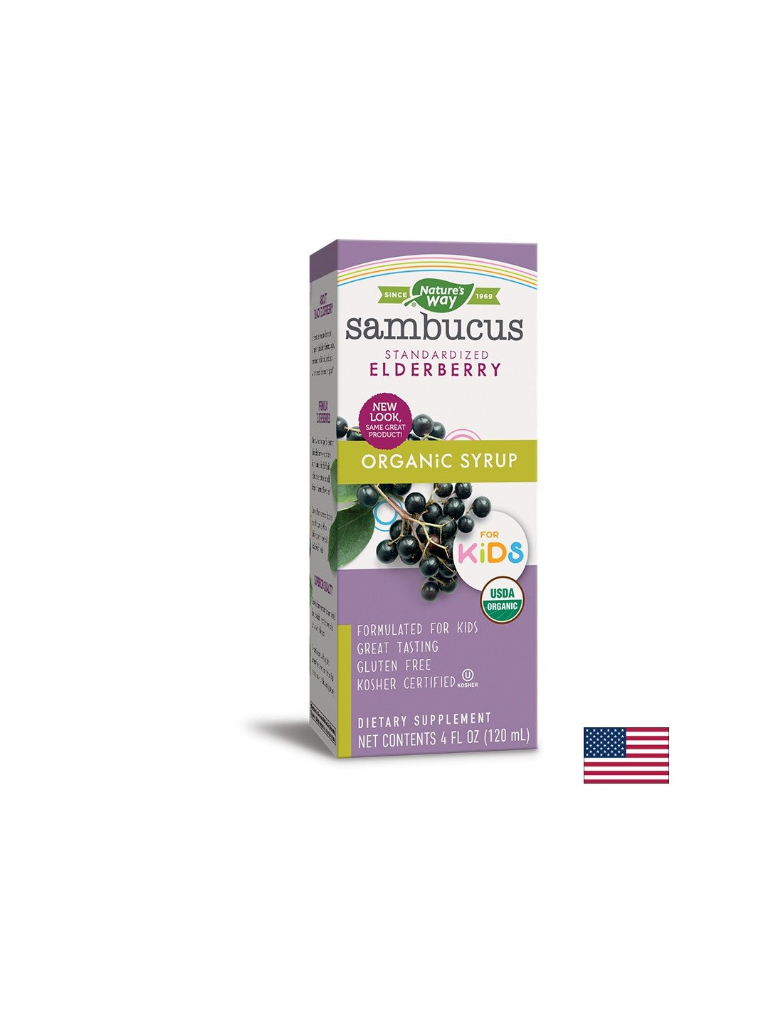 Organski sirup sambucus za otroke x 120 ml Narava pot