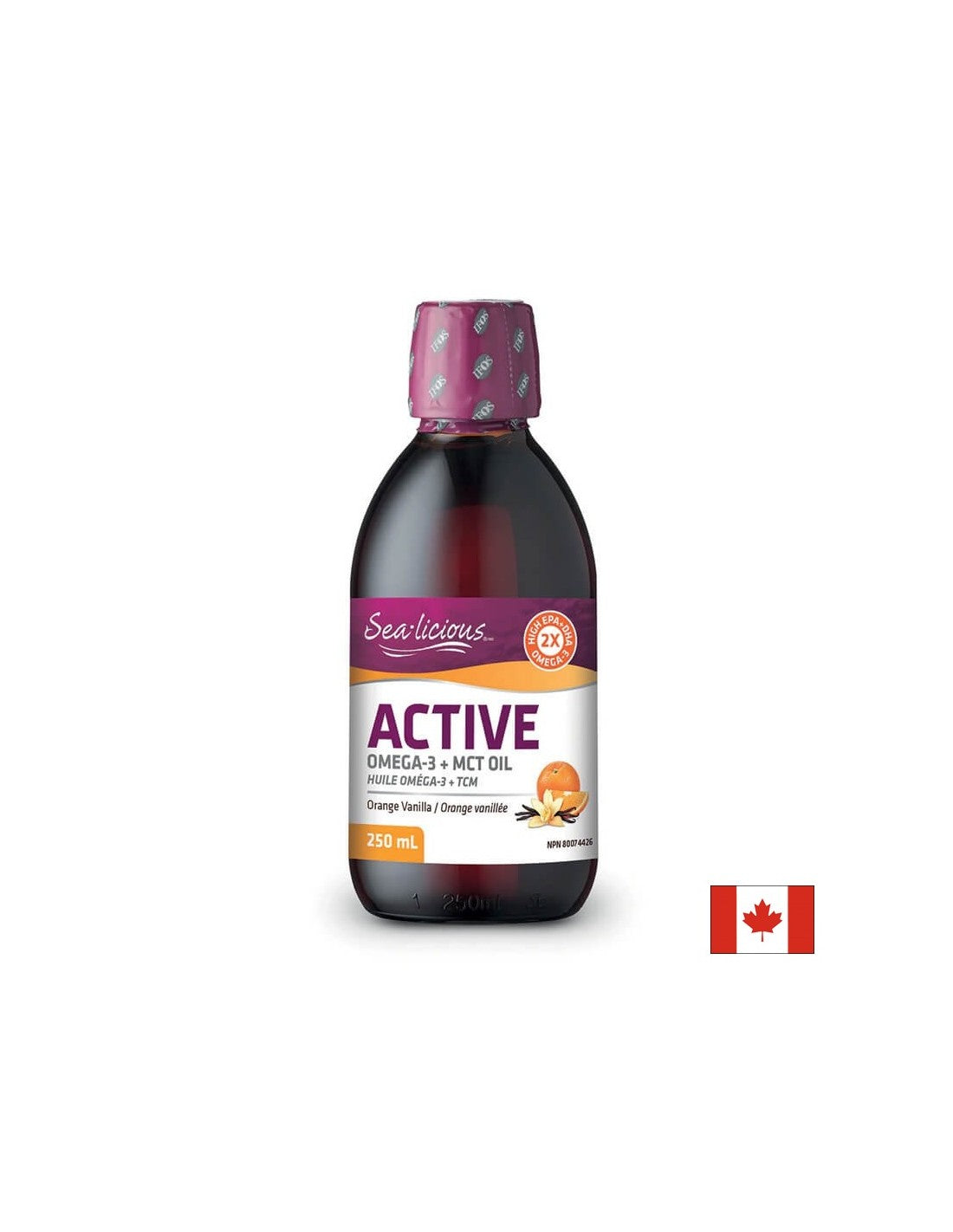 Sea-Licious® Active Omega-3 | Vitamin D3 & MCT Oil - 250 ml - Nutra Best Europe