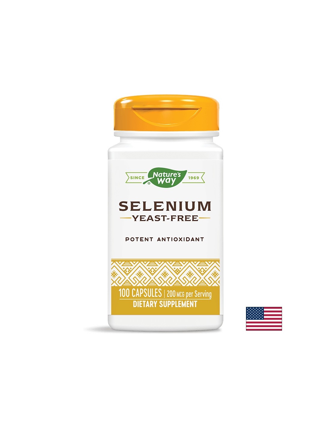 Selenium - Selenium 200 mcg, 100 kapsul narave