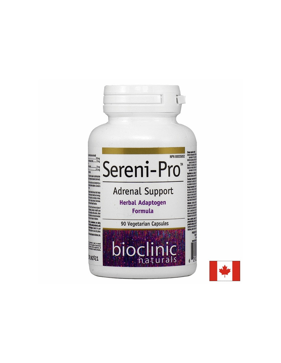 Sereni-Pro™ Adrenal Support x 90 kapsul <tc>Natural Factors</tc>