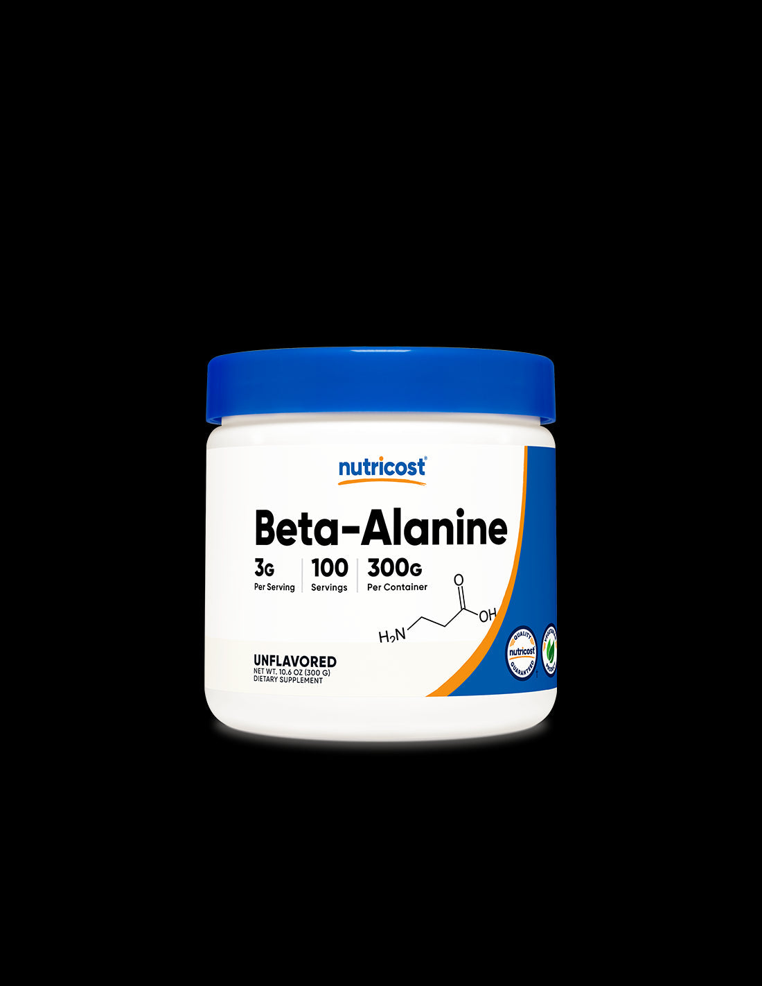 Strength and endurance - Beta-Alanine, 300 g Nutricost powder - Nutra Best Europe