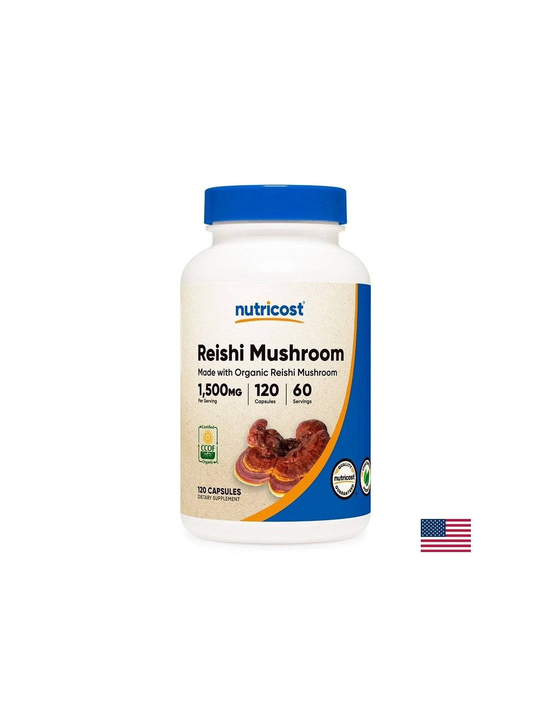 Močna imunost, energija in ton - reishi, 750 mg x 120 kapsul