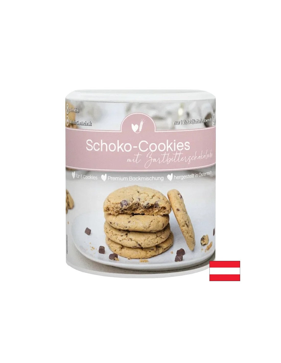 Čokoladni piškotni peki mešamo s temno čokolado, 327 g