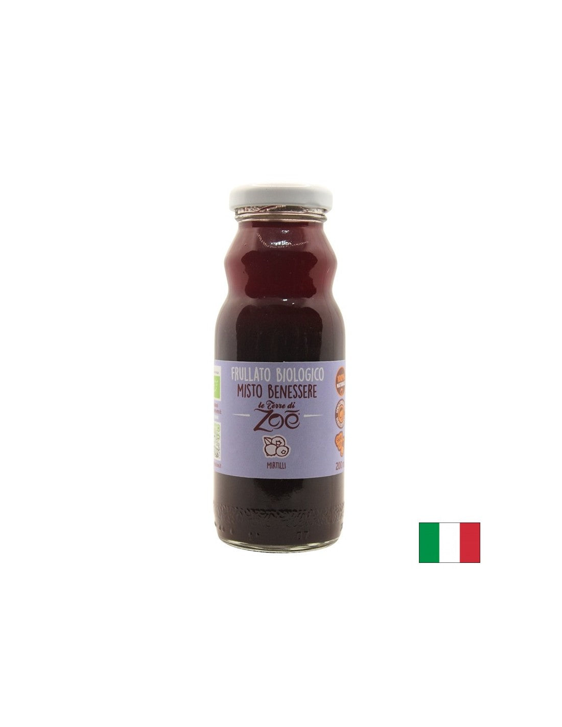 Smoothie z borovnicami, bio, 200 ml