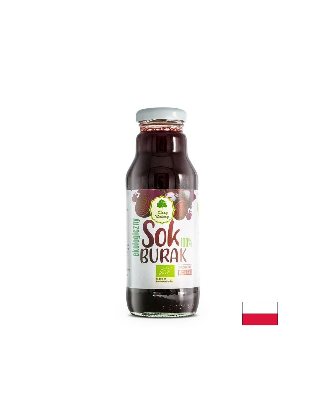 Organic beetroot juice, 270 ml Dary Natury - Nutra Best Europe