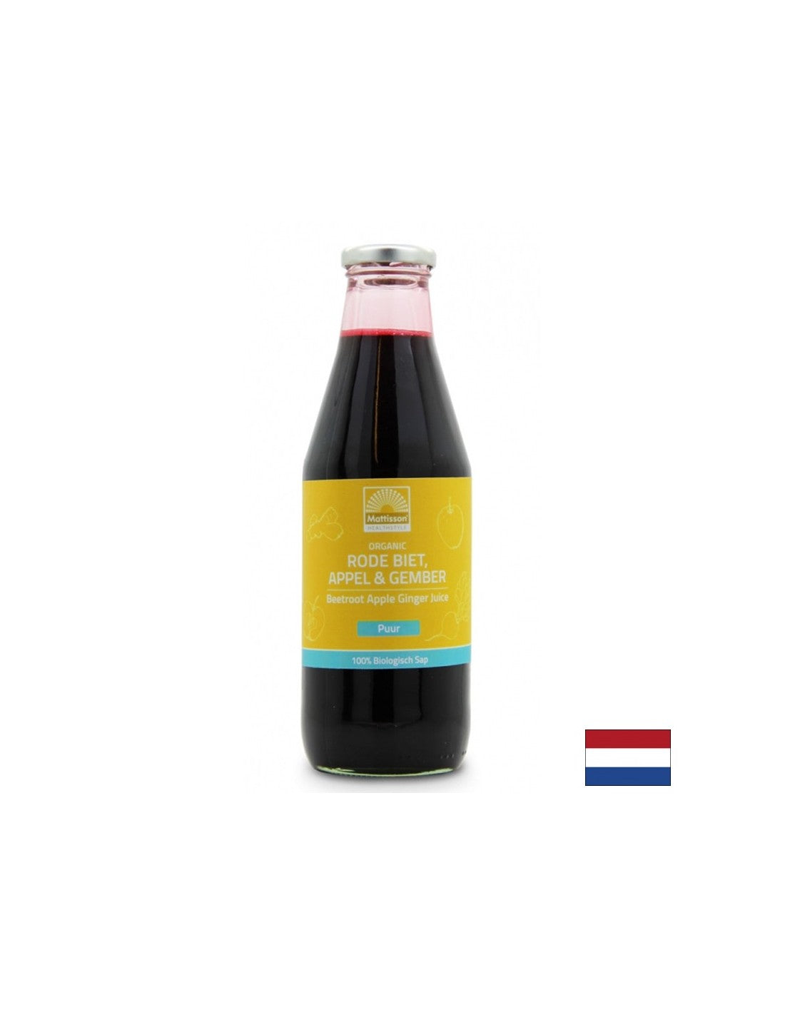 Organska pesa, jabolčni in ingverjev sok - prebava in peristalsika, 750 ml