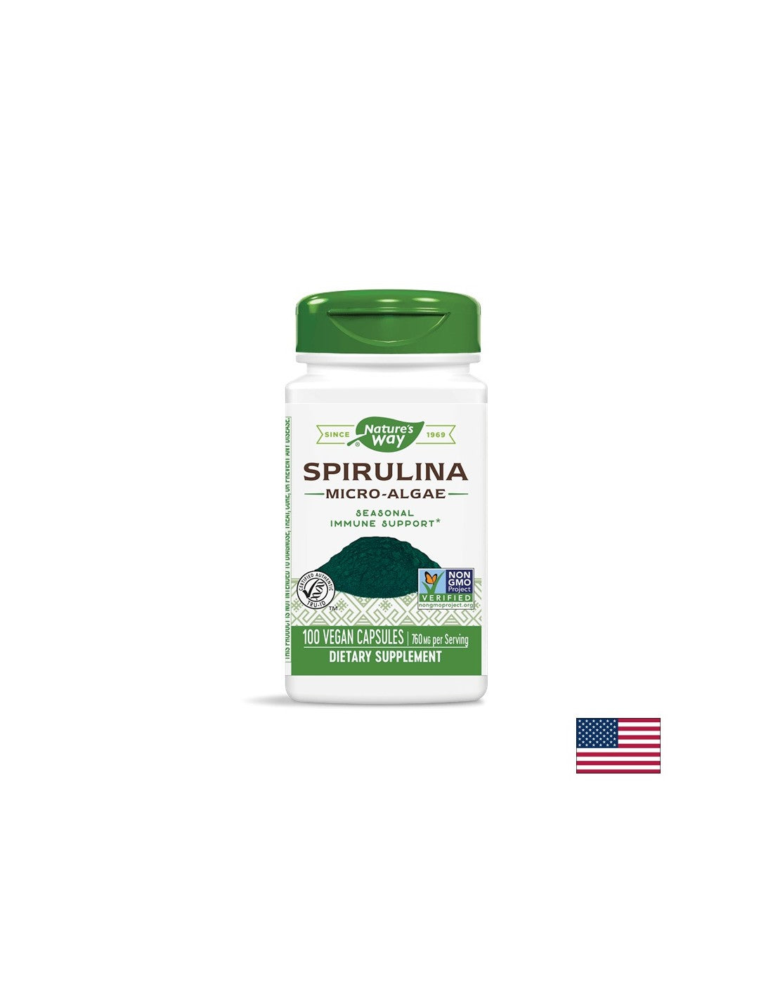 Spirulina 380 mg - 100 kapsul