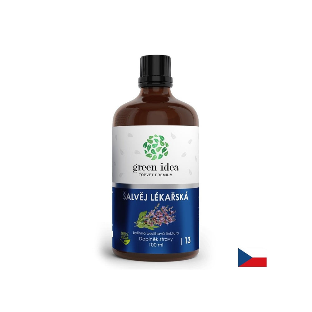 Proti neželenemu potepu in menopavzi - Salvia (žajbelj), tinkture (brez alkohola), 100 ml