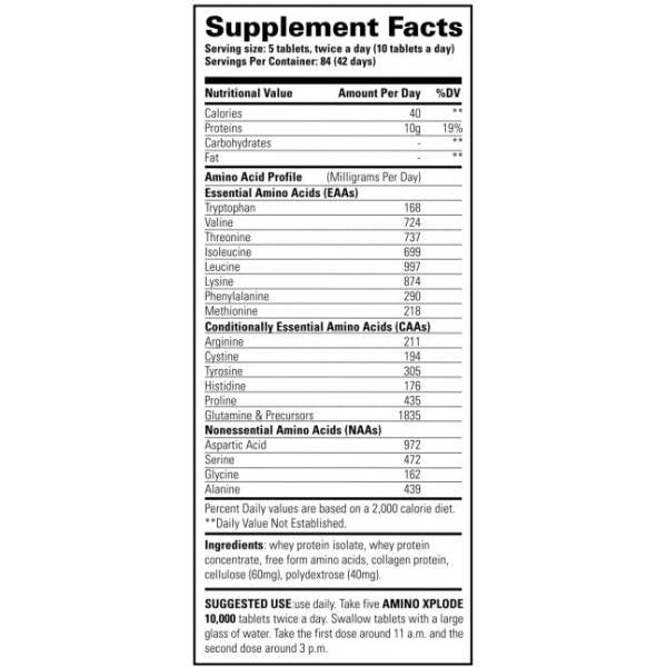 Amino Xplode 10.000 - 420 tablet