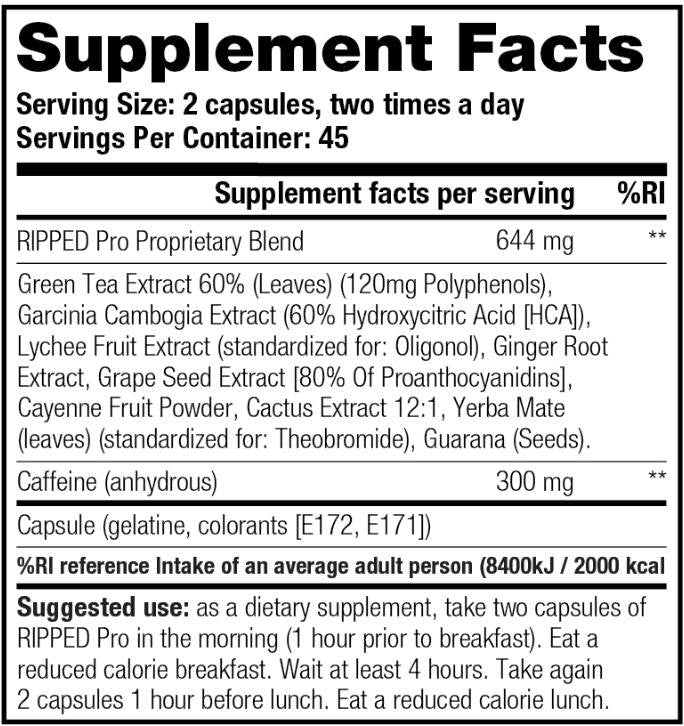 Raztrgane pro - 90 kapsul