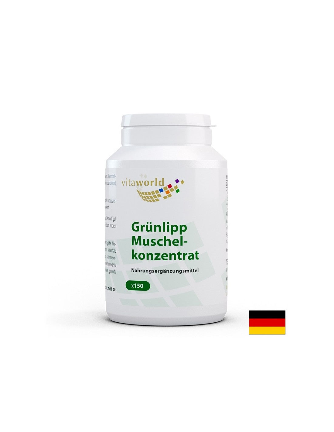 Spoji - zeleno obložena školjka, 150 kapsul