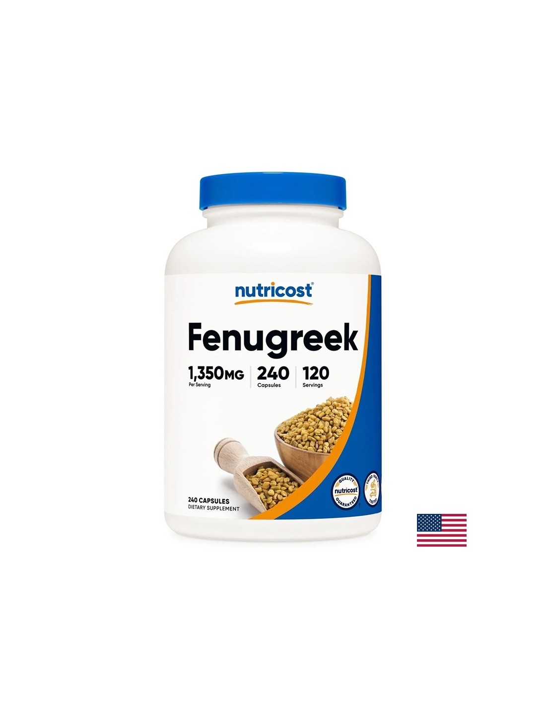 Gastrointestinalni trakt - Fenugreek (semena), 240 kapsul