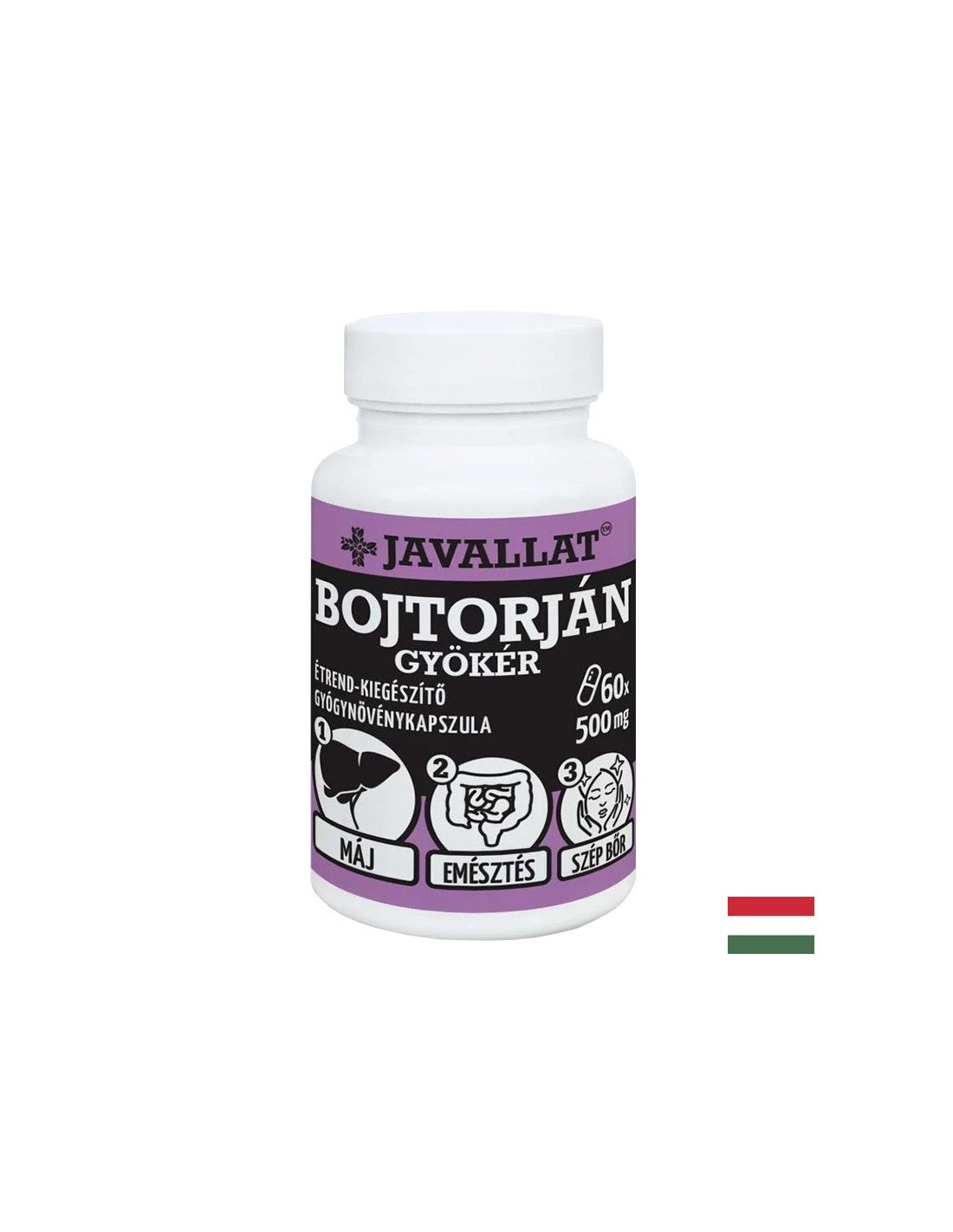 Zdravje prebavil - Agromiy (LEAF), 500 mg x 60 kapsul