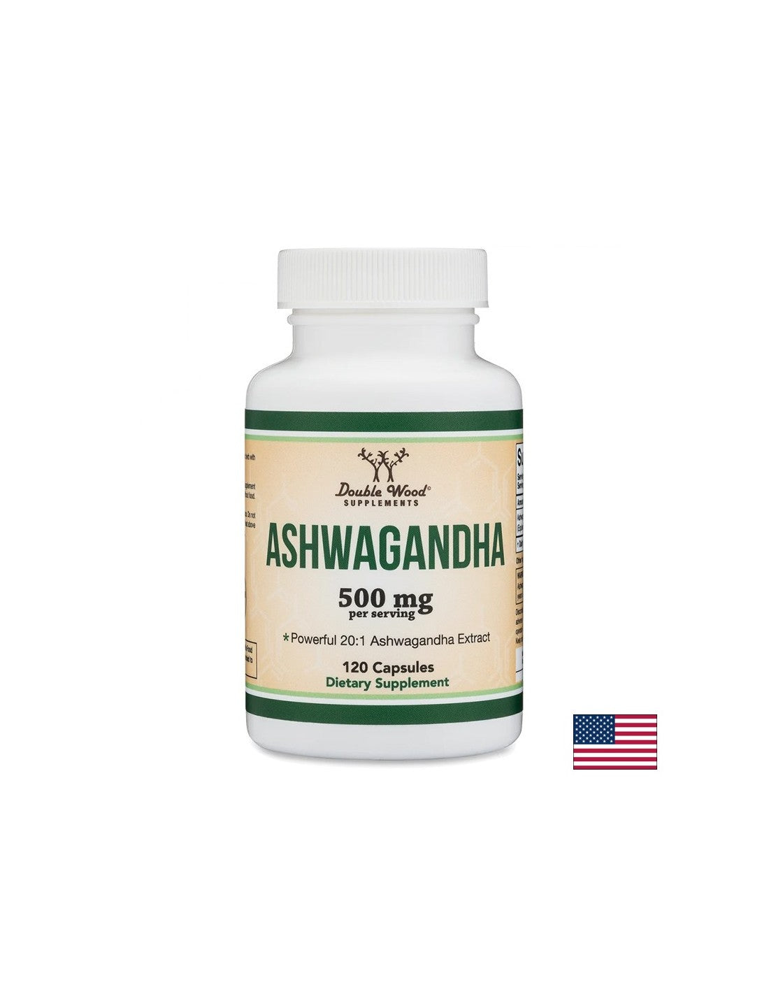 Ashwagandha - Za stres, utrujenost, tesnobo, 250 mg, 120 kapsul za 2 ali 4 mesece vnosa