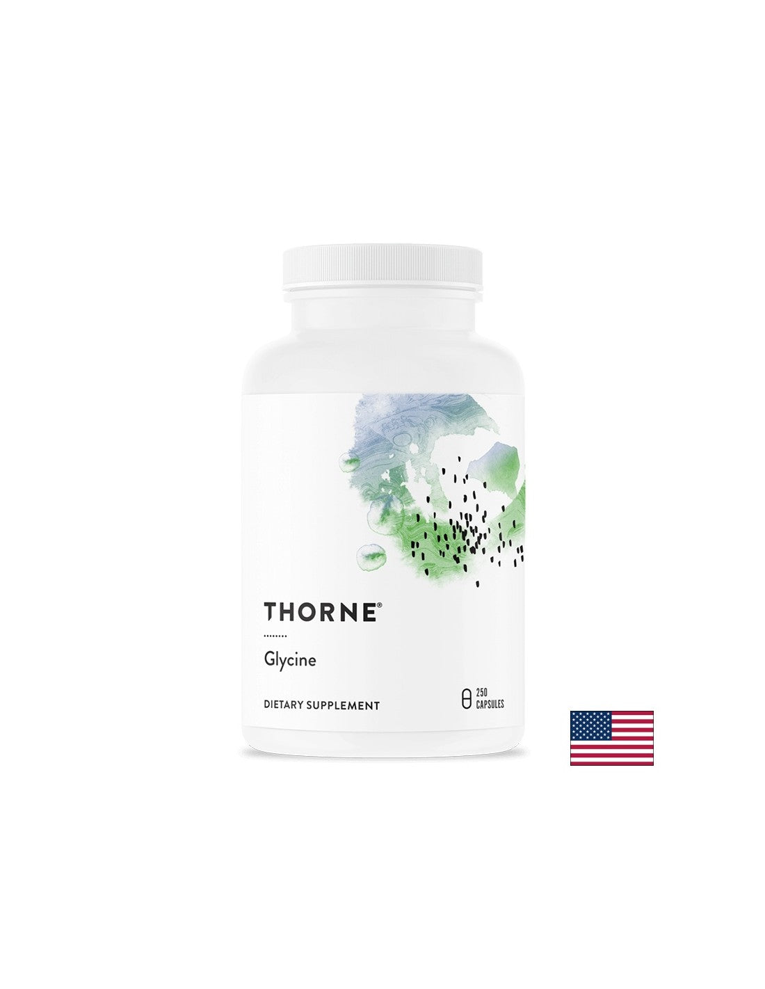 Stres in dobro razpoloženje - glicin (glicin), 500 mg x 250 kapsul