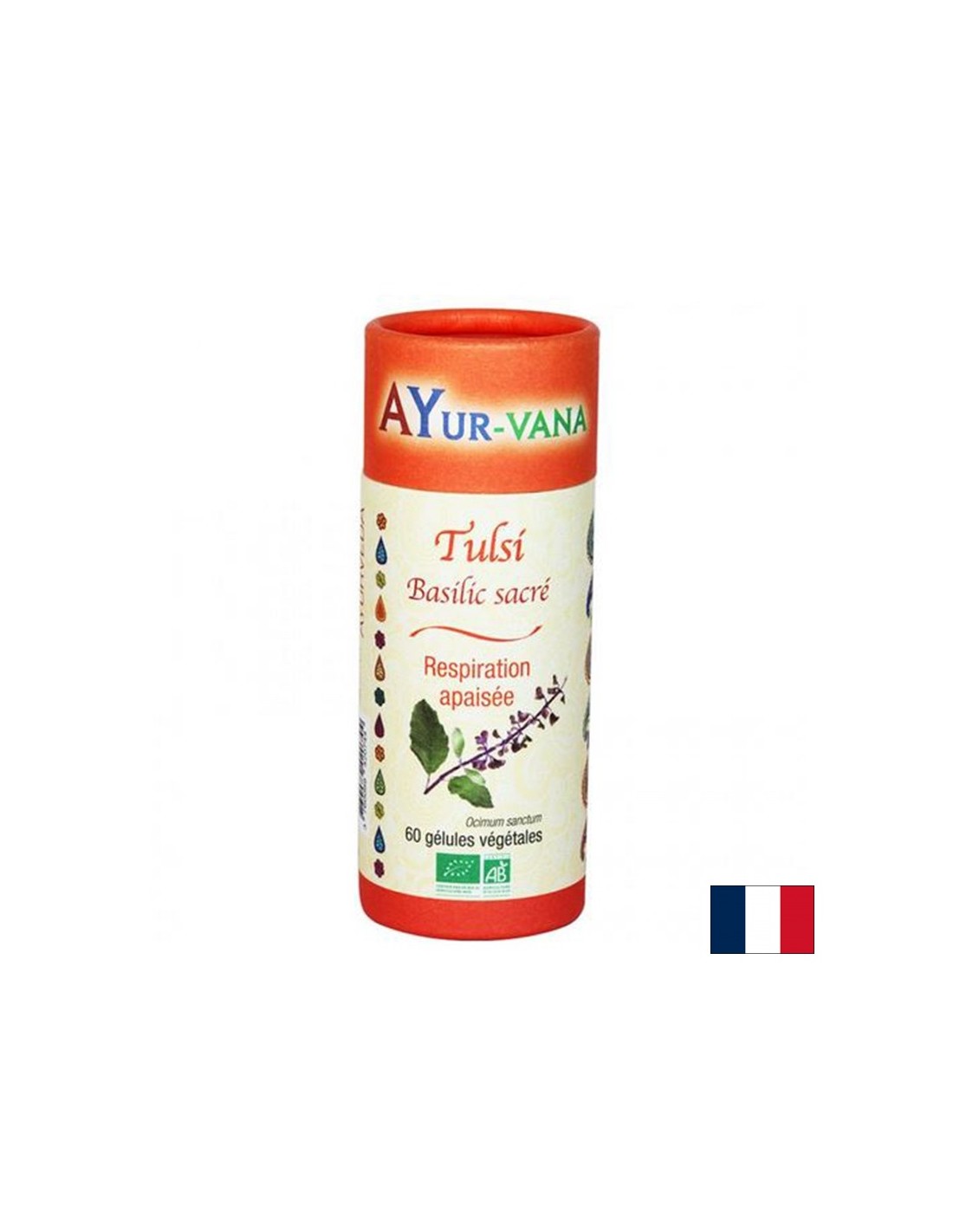 Stres in dobro razpoloženje - Tulsi (sveti bazilika), 60 kapsul