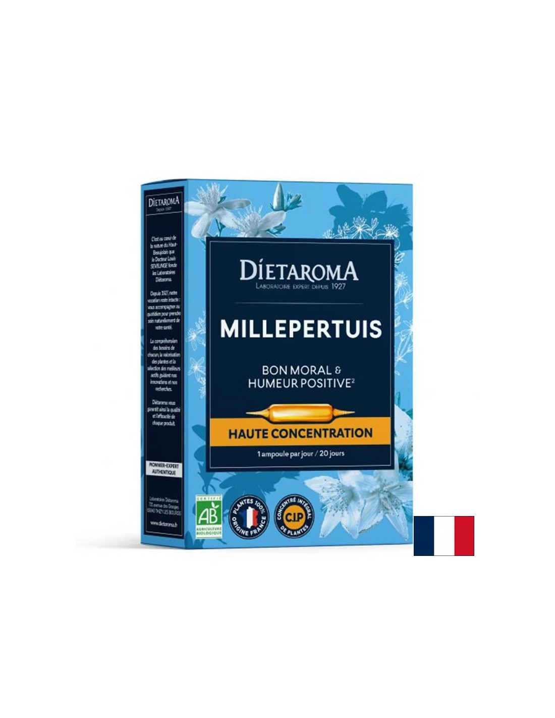 Stres in dobro razpoloženje - pirta svetega Janeza, 20 ampule za pitje