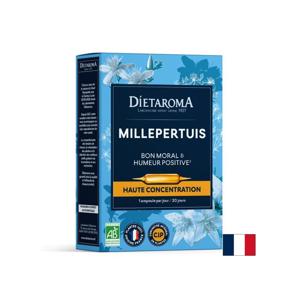 Stres in dobro razpoloženje - pirta svetega Janeza, 20 ampule za pitje