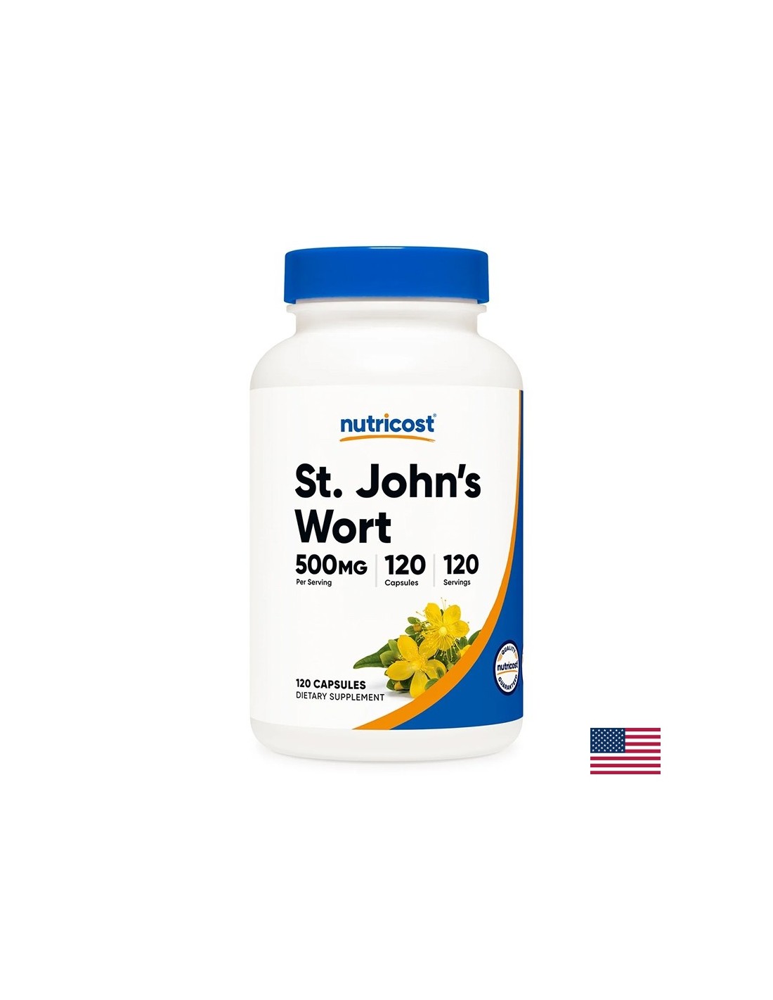 Stres in dobro razpoloženje - John's Wort, 500 mg x 120 kapsul
