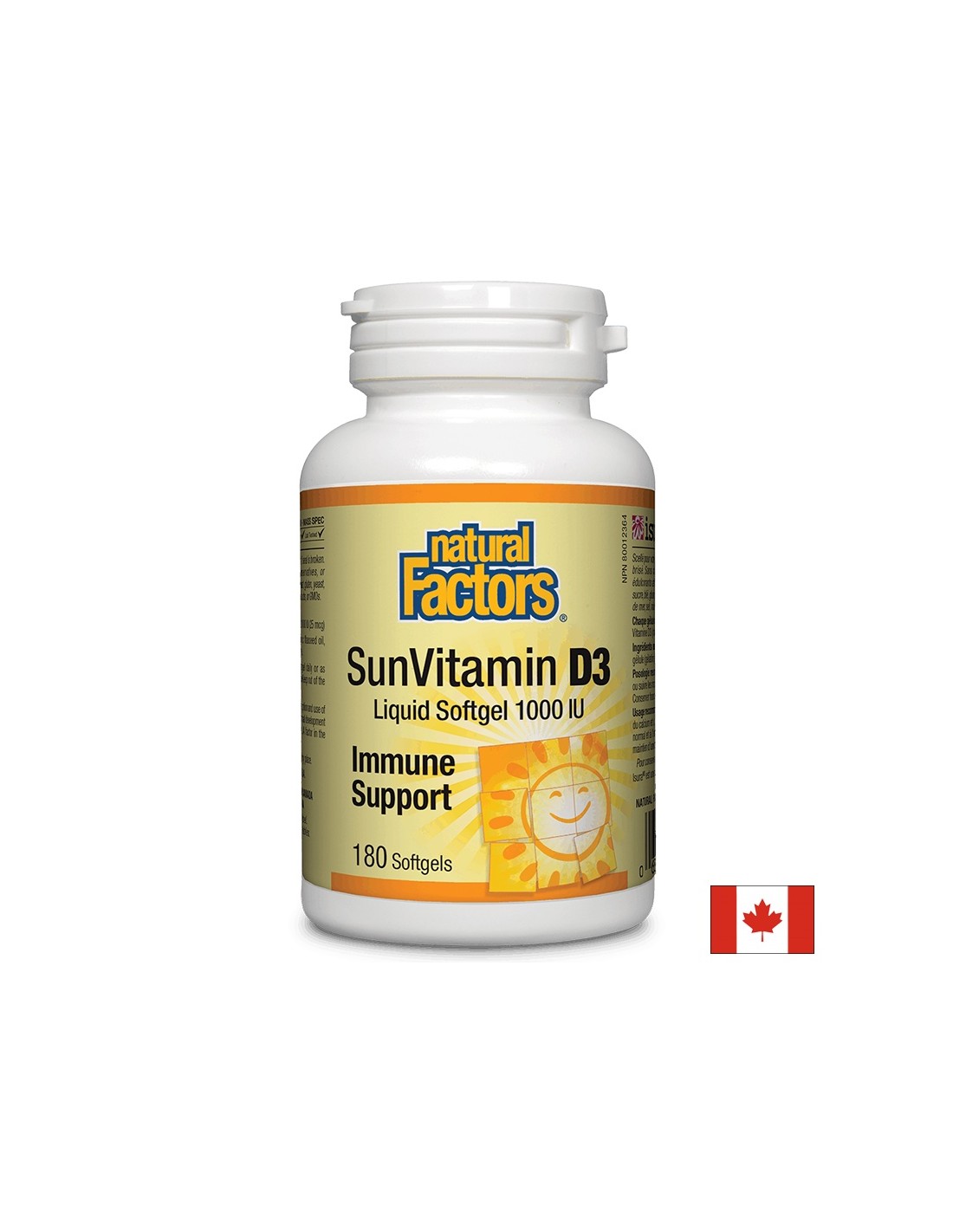 Sunvitamin D3 1000 iu - 180 gel kapsul