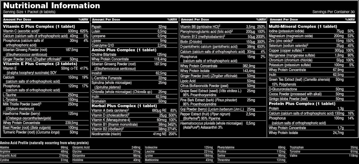 Animal Pak - 30 paketov