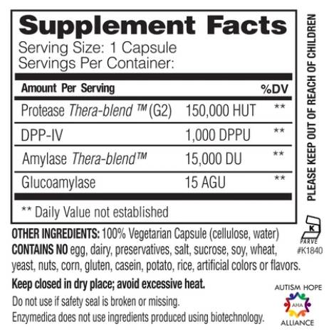 Glutenease dodatna trdnost - 60 kapsul