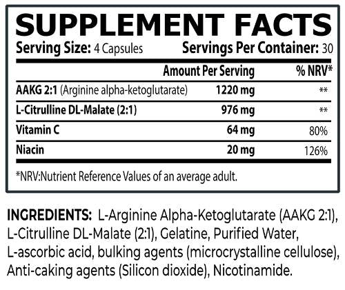 Dušikov oksid | Ekstremna črpalka - 120 kapsul