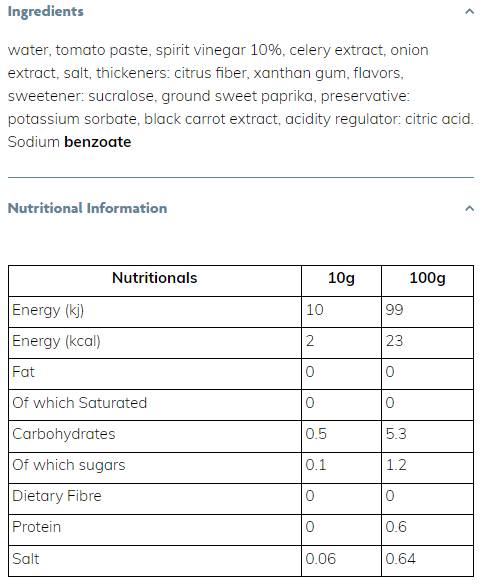 Skinny omaka | Sladko in kislo - 425 ml