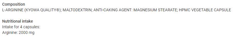 Arginin Kyowa® 2000 mg - 120 kapsul