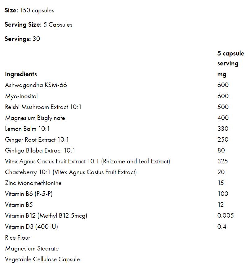PMS+ opolnomoči vaš cikel 150 kapsul