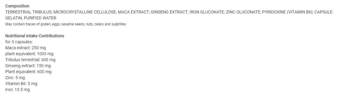 Železo | Testo Booster - 90 kapsul