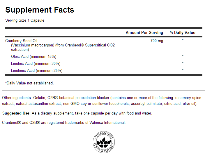 Omega 3-6-9 brusnice 700 mg 30 gel kapsul
