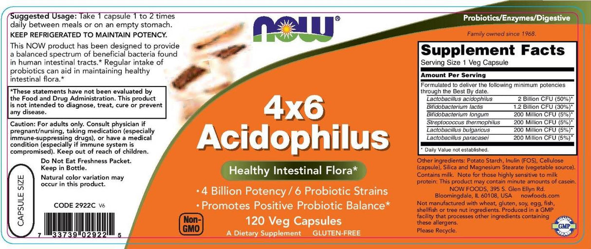 Acidophilus 4x6 - 120 kapsul