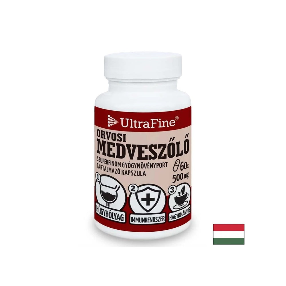 Zdravje urina - Bearberry (list), 500 mg x 60 kapsul