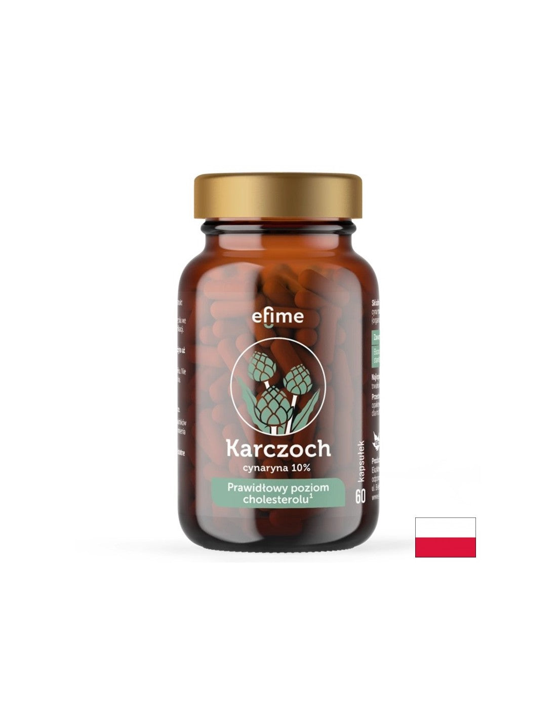 Za podporo jeter - artičoka (10% cinarin), 60 kapsul