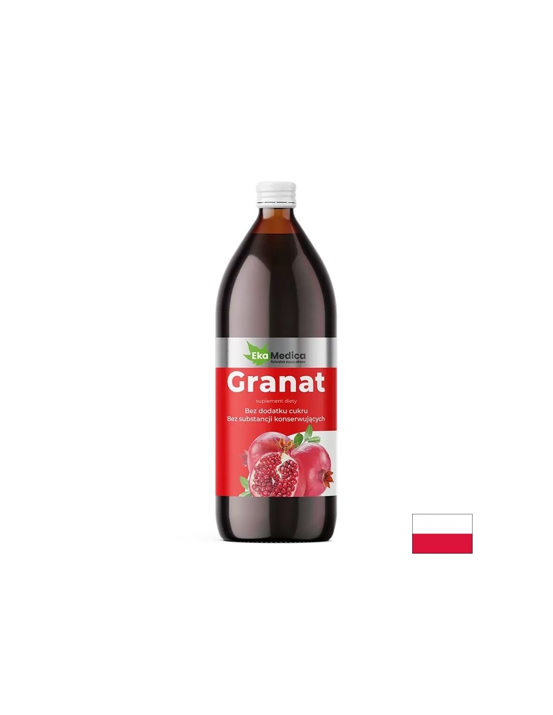 Granatni sok s Camu Camu in naravnim vitaminom C - antioksidanti in energijski tonik, 1 liter, 20 ali 40 odmerkov