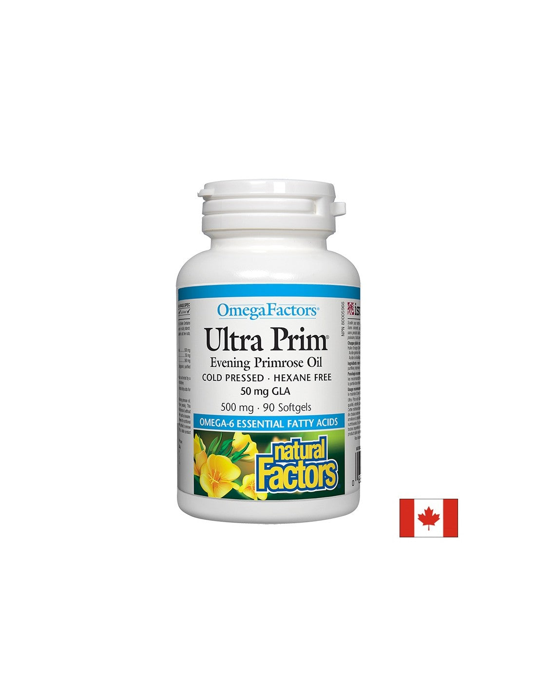 Ultra Prim Evening Primrose olje 500 mg - 90 gel kapsul