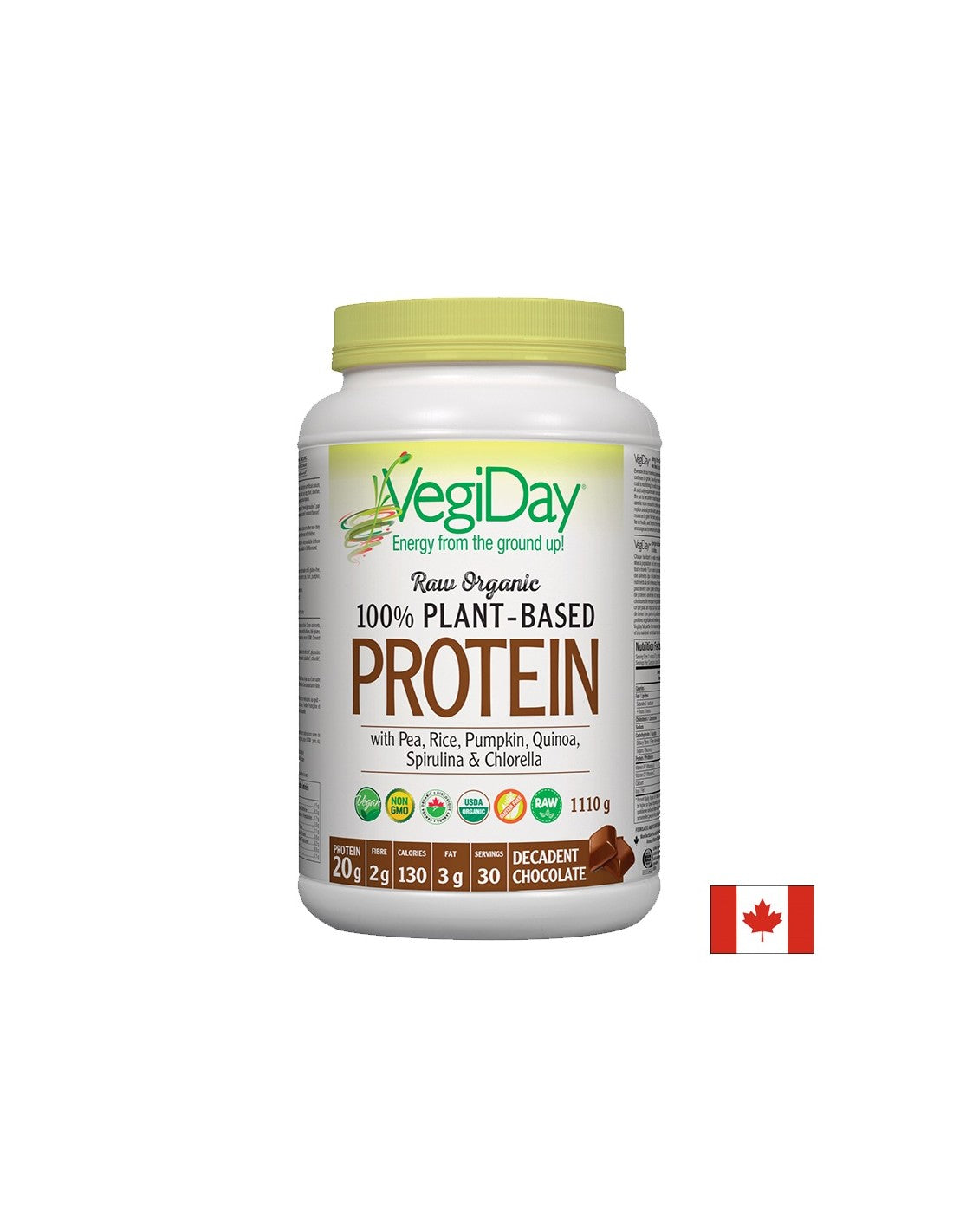 100% rastlinske beljakovine - čokolada - 1110 gramov