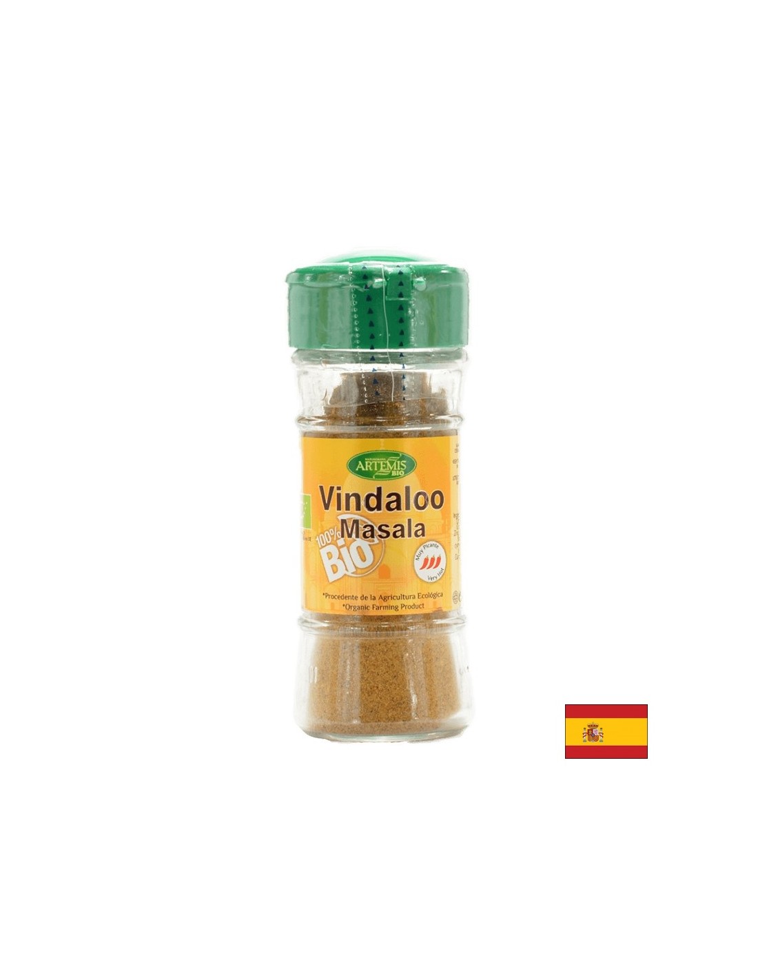 Organske začimbe - indijska mešanica Vindaloo masala (super vroče), 28G, prašek