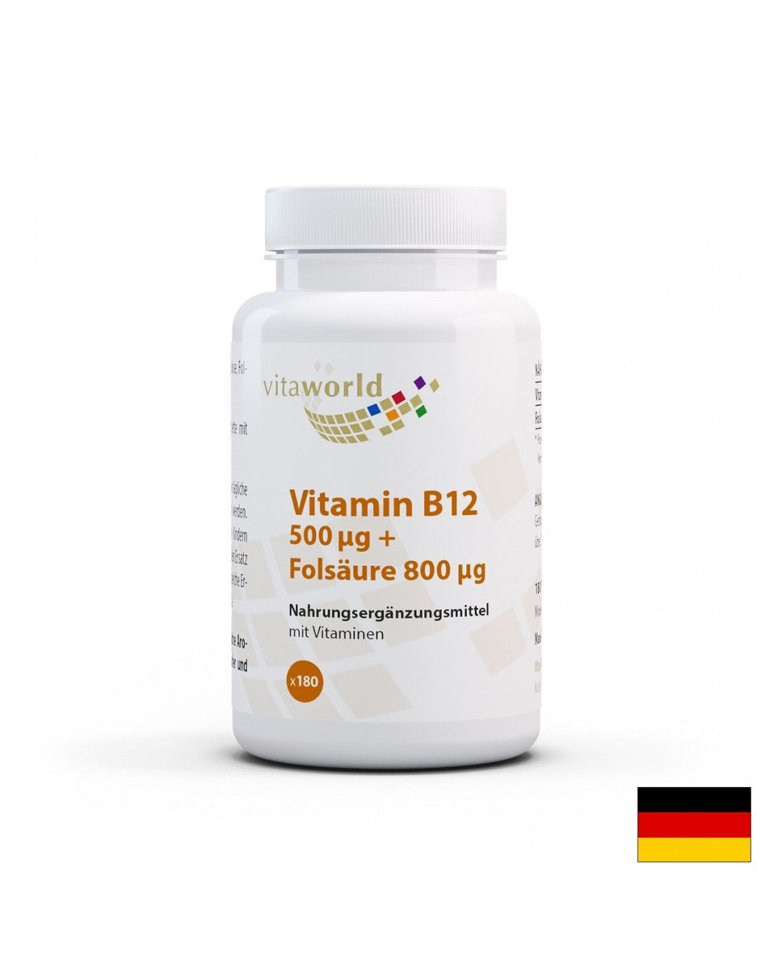 Vitamin B12 + folsäure / vitamin B12 + folna kislina, 180 tablet