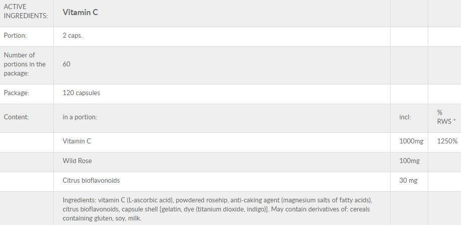 Vitamin C+ 120 kapsul