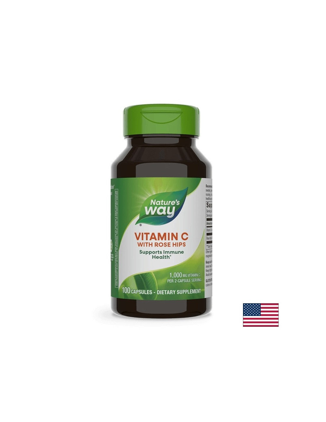 Vitamin C z vrtnimi boki 500 mg - 100 kapsul