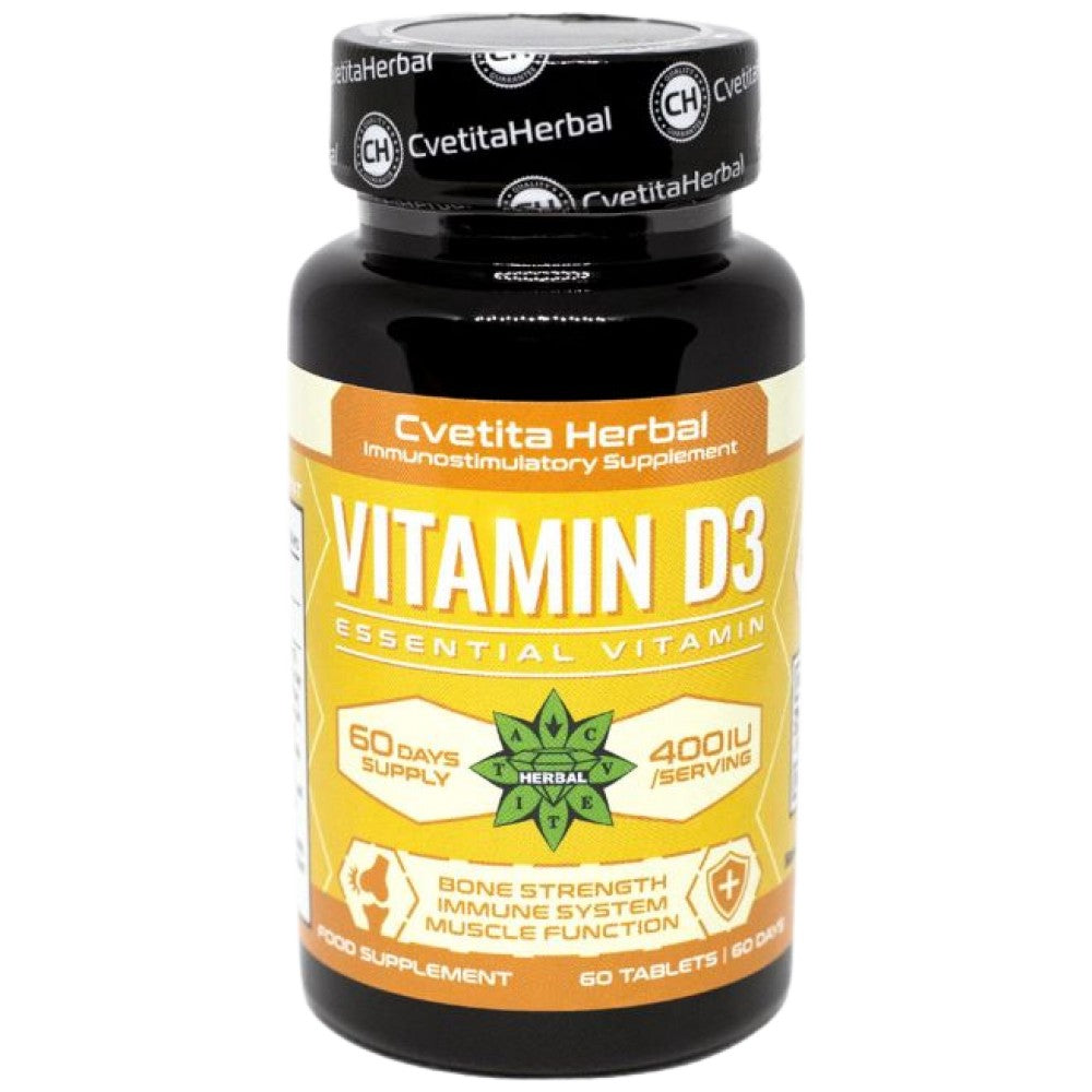 Vitamin D3 400 iu 60 tablet