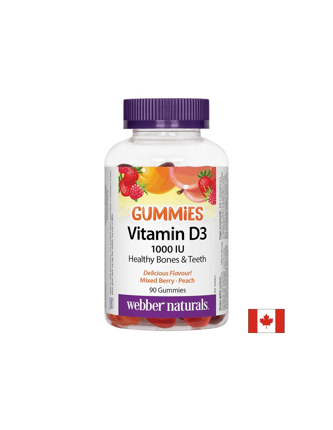 Vitamin D3 gumije / vitamin D3, 1000 iu, 90