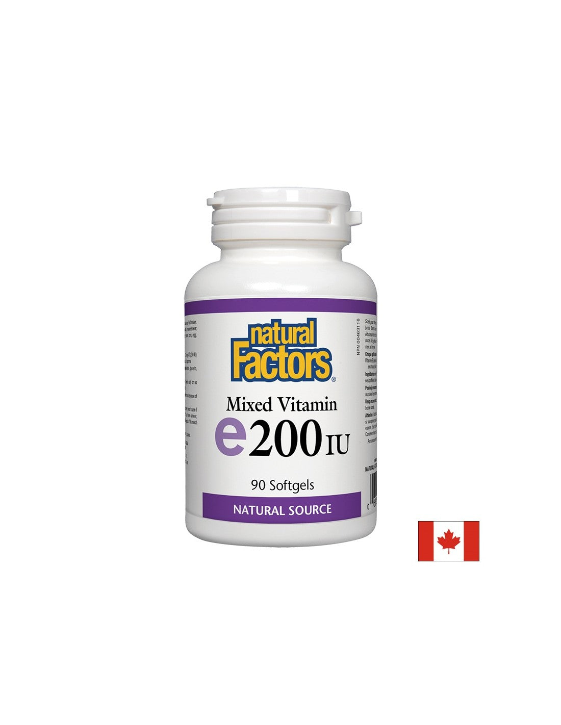 Vitamin E 200 iu Naravni vir tokoferol - 90 kapsul