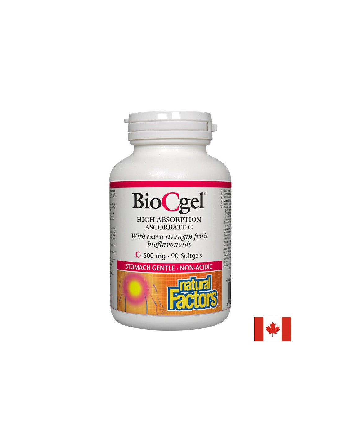 Biocgel z visoko absorpcijo askorbat vitamin C 500 mg - 90 gel kapsul