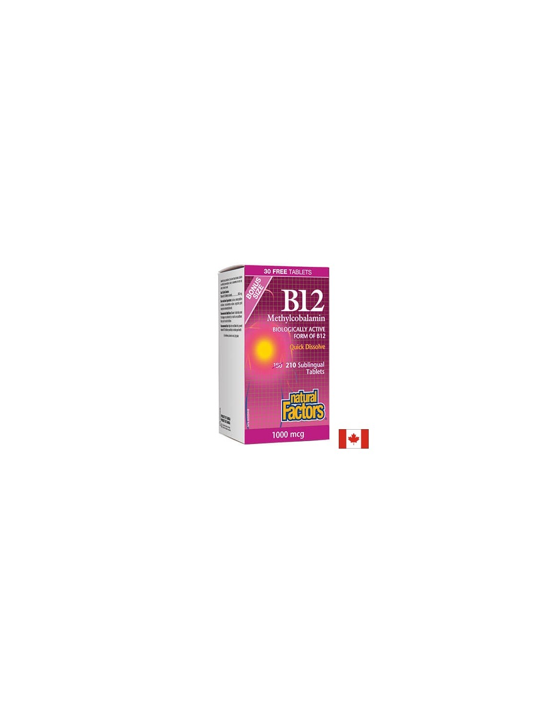 B12 metilkobalamin/ vitamin B12 (metilkobalamin) x 210 Sublinglual tablete