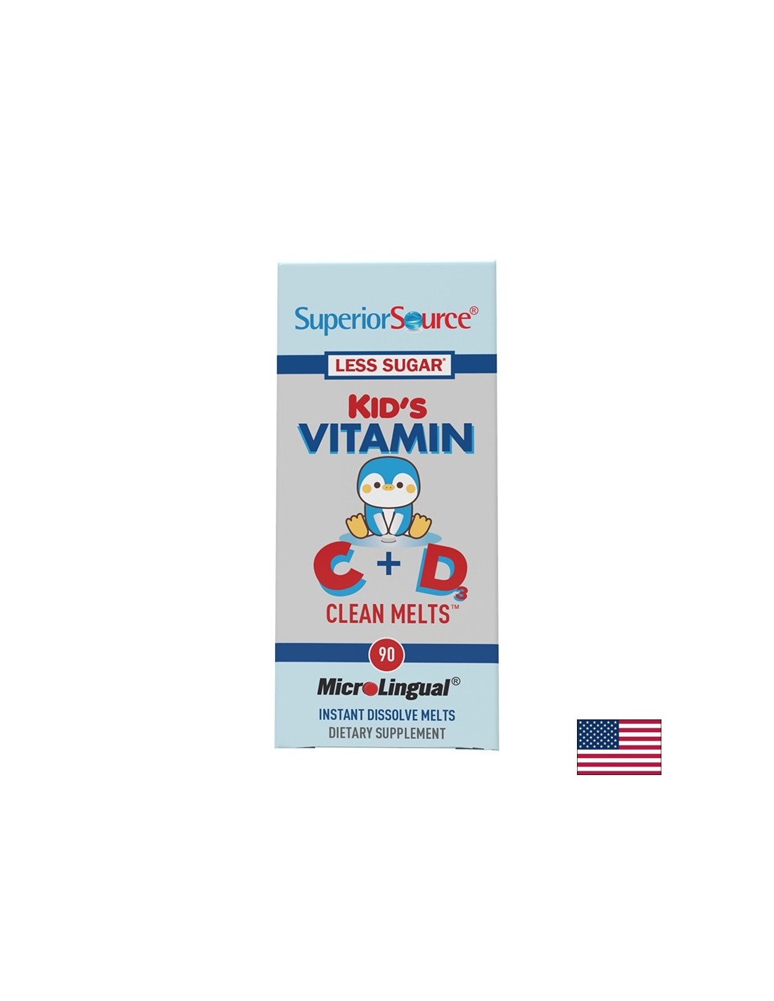 Vitamini C + D - Formula za otroke Otroci Vitamin C + D, 90 Sublinglual tablete